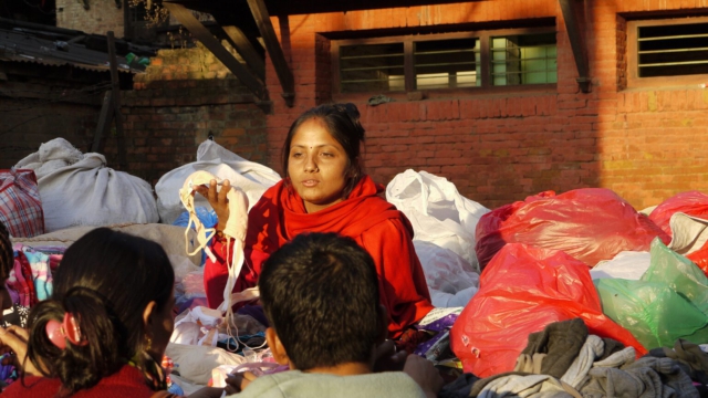 Dessous-Bhaktapur-Markt