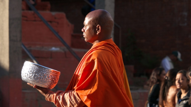 Geistlicher-Kathmandu-Kageshwartempel