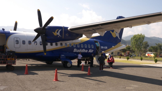 Linienflug-Pokhara-Kathmandu