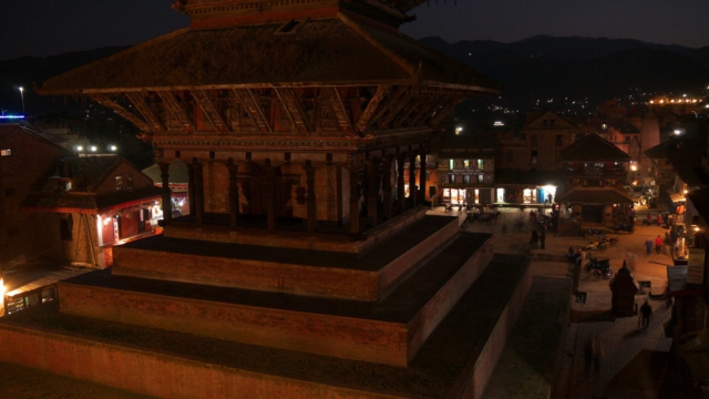 Nyatapola-Tempel-Nacht-Bhaktapur